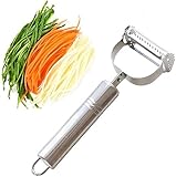 Wankd 3-in-1 Premium Ultra Sharp Edelstahl Dual Julienne & Gemüseschäler...