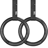 LIFERUN Turnringe Ringe Turnen Gymnastikringe, Olympische Gymnastik Rings mit Griffband,...