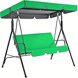 Verstellbarer Gartenschaukelstuhl, abnehmbares Kissen für Außenbereich, Terrasse, Pool, Veranda,...