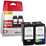 InkYeah Druckerpatronen 545 546 XL, PG-545 CL-546 Kompatibel für Canon 545 546 XL Original,...