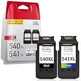 APEXCOLOR PG-540 XL CL-541 XL Patronen Ersatz für Canon Druckerpatronen 540 541, 540XL 541XL...