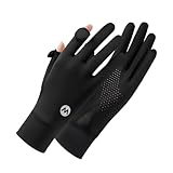 Ice Silk Sonnenschutz-Handschuhe, UV-Schutz, Fäustlinge, rutschfest, Touchscreen-Handschuhe zum...