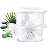 MINENICE Handtuchdampfer, 202℉ & 3L Grosse Kapazität Handtuchwärmer Daytime Spa Schnelle...
