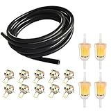 Benzinschlauch, Schlauchschellen, Motorrad Benzinfilter Kit Inkl 2m Benzinschlauch, 10...