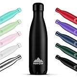 Mont-Clair l'O Trinkflasche Edelstahl - Thermosflasche - BPA-freie - Water Bottle, Edelstahl...