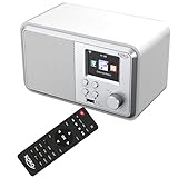 Digitales WLAN Internet Radio XORO DAB 300 IR mit 2.4“ Zoll Farbdisplay, Podcast, Bluetooth 5.2,...