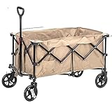 Campingwagen, Strandwagen, zusammenklappbarer Outdoor-Allzweckwagen, Aufbewahrungswagen,...