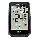 Sigma ROX 4.0 Black | Fahrradcomputer kabellos GPS & Navigation inkl. GPS Halterung | Outdoor GPS...