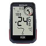 SIGMA SPORT ROX 4.0 Black | Fahrradcomputer kabellos GPS & Navigation inkl. Halterung | Outdoor mit...