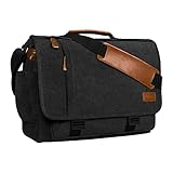 Estarer Laptop-Umhängetasche für Herren, 43,8 cm (17,3 Zoll), große Umhängetasche mit...