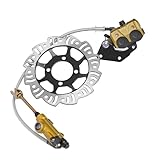 4-Takt Hydraulik Bremsen Kit | MotoCross Dirt Bike Pocketbike Hinten Scheibenbremsscheiben...