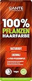 SANTE Naturkosmetik Pflanzenhaarfarbe - Naturrot - 100g - natürliche Coloration mit Bio-Henna -...