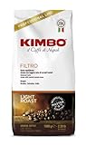 Kimbo, Filterkaffee, 1 Kg Geröstetes und gemahlenes Kaffeepulver, Ausgewogener Geschmack, Aroma mit...