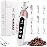 Maniküre Pediküre set, Aufladbar Elektrische Nagelfeileset mit 9 Hochwertigen Nagelpflege...