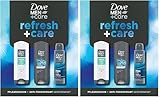 Dove Men+Care Geschenkset Duschgel + Deo Clean Comfort (Packung mit 2)