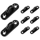 Winter Shore M5 Deckenhaken Schwerlast (8er-Pack) - 50 mm Augplatte Edelstahl zum Aufhängen von...