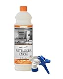 Lorito Fettlöser Küche & Gastronomie 1L mit Sprühaufsatz - Kraftvoller Küchenreiniger gegen...