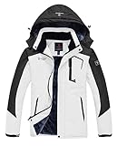 YSENTO Herren Skijacke Winterjacke Softshelljack Wasserdicht Warm Gefüttert Outdoor Funktionsjacke...