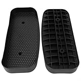 Elliptische Stepper Maschine Fußpedal Paar Kunststoff-Fußbretter mit Anti-Rutsch-Design geeignet...
