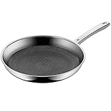 WMF Profi Resist Bratpfanne Induktion 28 cm, Mehrschichtmaterial beschichtet, Pfanne Wabenstruktur,...
