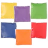MAJORMENCH 6 Stück Bunte Wurfsäckchen für 100g Sitzsackspielzeug aus Leder Tragbar für Outdoor...