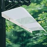 Haustür Vordach Regenschutz Haustürvordach 150 130 140 100 110 90 80 cm Moderne Pultvordach aus...