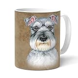 power gift SCHNAUZER Kaffeetasse, Becher, Teetasse. Kaffeebecher mit Spruch in englischer Sprache...