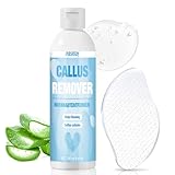 Allisway Fusspflege Set, Hornhautentferner Lösung, Fußpeeling, Nano Glas Hornhautfeile Fuss, Macht...
