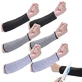 Yolev 3 Paar Unterarmschoner Armschutz Ärmel Herren Armsleeve Schnittfeste Stulpen Arbeitsschutz...