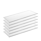 LUXULA 6er Pack LED Panel 120x30cm - 4000K Neutralweiß 36W 3600lm flimmerfrei - Backlit -...