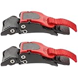 Hemobllo 2 Stück Ersatzschnallen für Motorradhelm Kinnriemen Verschleißfestes Metall Universell...