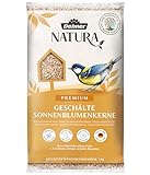 Dehner Natura Premium Wildvogelfutter, Sonnenblumenkerne schalenfrei, Ganzjahresfutter proteinreich...