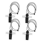 CIYODO 4stücke Samba-pfeife Mit Umhängeband Antike Todespfeife Pfeife Für Lehrer Und Trainer...