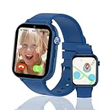 4G Smartwatch Kinder mit GPS und Telefon, Kinder Smartwatch mit Videoanruf SIM SOS Voice Chat Wecker...