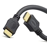 conecto HDMI Kabel HIGH Speed mit Ethernet (vergoldete Stecker, 4K, Ultra-HD, Full HD 1080p, 3D)...