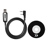 USB-Programmierkabel, Programm-Walkie-Talkie-Programmierkabel Für GMRS-Funkgerät Mit CD-Treiber...