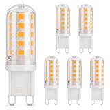 DiCUNO G9 LED Lampe warmweiß 2700K, LED Leuchtmittel 3W entspricht 30W-40W Halogenlampe, G9...