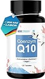 MBMGermany® Coenzym Q10 [HOCHDOSIERT] 200mg je Tablette - 4 Monate Vorratspackung + Pflanzliche...