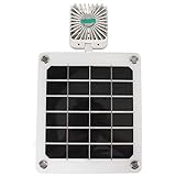 Tragbares Solar Panel, 5V 20W Mono Kristalline Solarzellen Platte mit USB-Stecker DIY Solar Akku...