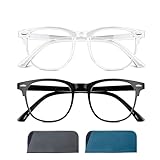 Solmoon Blaulichtfilter Brille Herren Satz 2 | blaulichtfilter BRILLE Damen | Blue Light Glasses |...