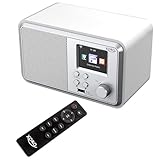 Digitales WLAN Internet Radio XORO DAB 300 IR mit 2.4“ Zoll Farbdisplay, Podcast, Bluetooth 5.2,...