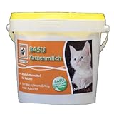 BASU Katzenmilch Aufzuchtmilch für Katzen Kätzchen Muttermilch-Ersatz 600 g Eimer