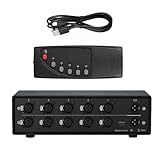 Laikoutd High Fidelitys 5 In 1 Out XLR Balanced Sound Splitter Switcher Mit 100 M Getriebe Für...