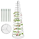 Gartenspalier – Rostbeständiger Metall-Obelisk | Stabiles Rankgerüst für Weinreben |...