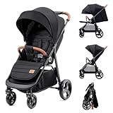 Kinderkraft GRANDE PLUS Kinderkraft buggy von Geburt bis 22 kg, Zusammenklappen mit einer Hand,...