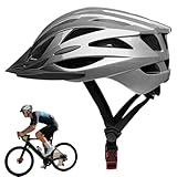 Fahrradhelm, Verstellbarer Fahrradhelm, 24 Luftlöcher Atmungsaktiver Stoßdämpfender Schutzhelm...