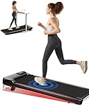 Walking Pad mit Steigung 1-8KM/H, Laufband mit Steigung für Zuhause und Dreifacher Dämpfung und...