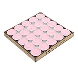 Cabilock 50 Stück Unparfümierte Runde Mini Kerzen für Tischdekoration Hochzeitsfeiern und...