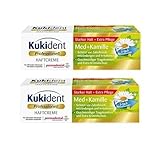 Kukident Professionell Haftcreme Med + Kamille - Haftmittel für Zahnprothesen - Starker Halt, extra...