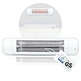 Babyruf BS 50 Heizstrahler | 600 Watt | Wickeltisch Wärmelampe Mit Abschaltautomatik | Einfache...
